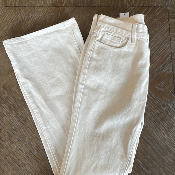 J. Galt/Brandy Melville Denim - John Galt/Brandy Melville Winter White Flared Jeans